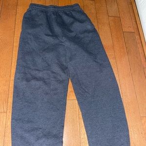 Gray sweatpants